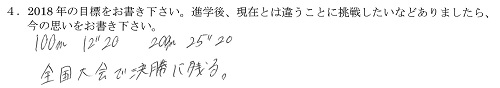 2018年度目標
